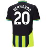 Maillot de Supporter Manchester City Bernardo 20 Extérieur 2024-25 Pour Enfant